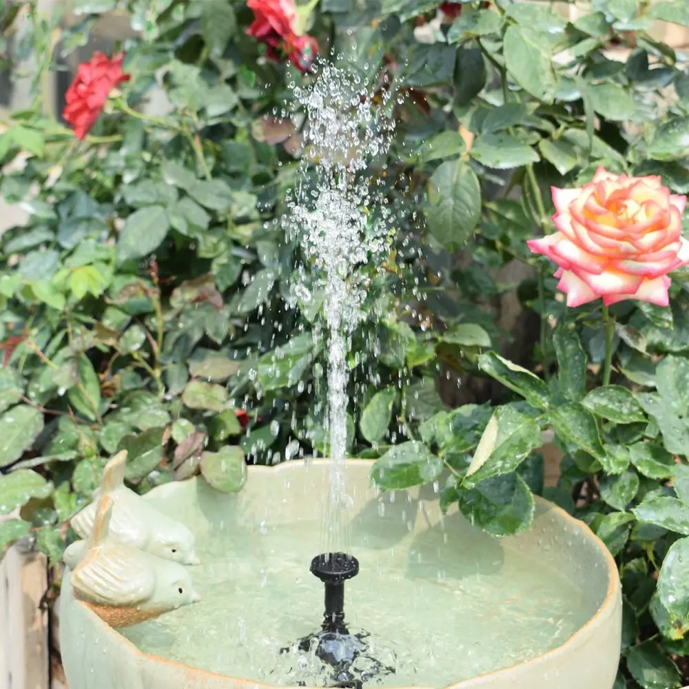 Комплект водяных насосов на солнечных батареях, водяная панель, плавающий фонтан на солнечных батареях для птиц, пруда, сада, водяного насоса, украшения для бассейна