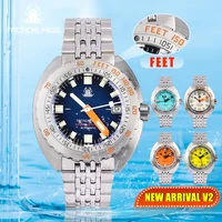 tactical frog sub 300t mens automatic mechanical watches c3 luminous sapphire crystal 20atm waterproof retro watch man