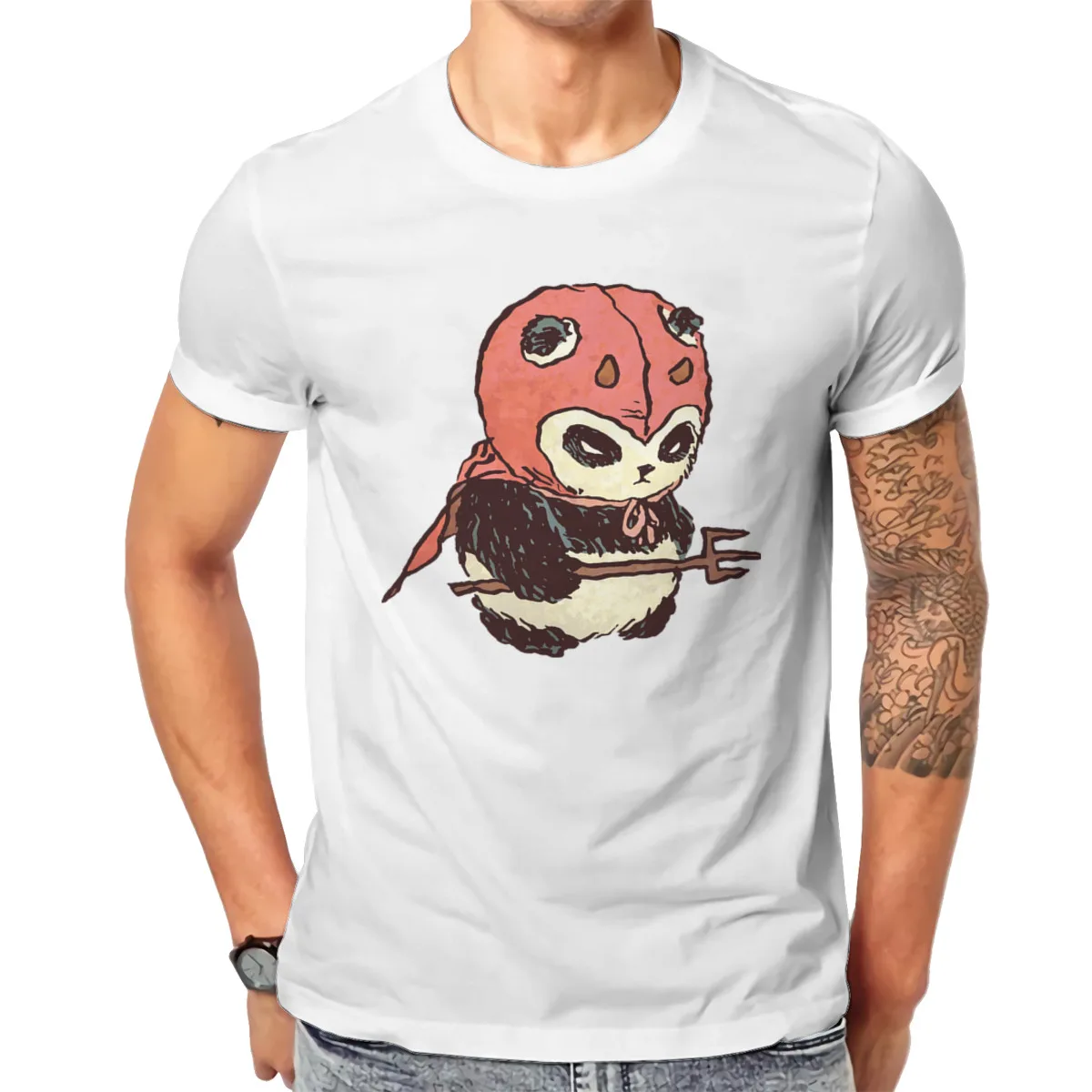 

Модные женские Топы Devil Panda, стильные мужские футболки 148447