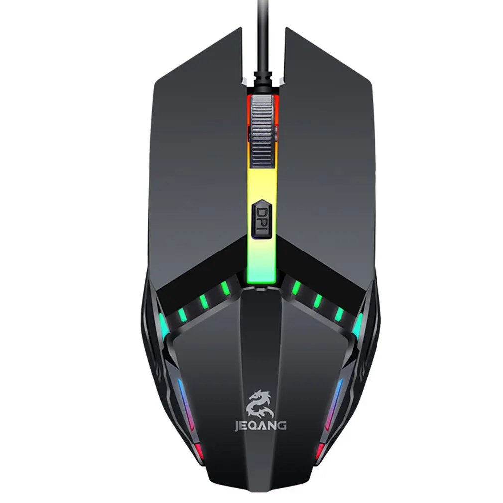 

Laptop Computer Ergonomic Mice Silent JM-530 For Computer PC Gaming Mouse 1600DPI Adjustable Backlight USB Wired Mice