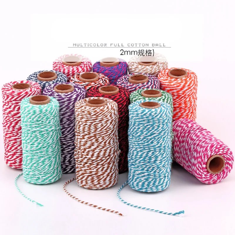 1 шт. хлопковая нить 2 мм * 100 лет|Шнуры| |