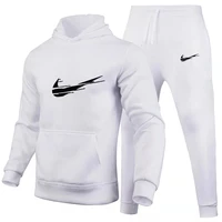 mens clothing sweatshirt set hoodies men 2021 cotton tracksuit sportswear 2 pieces set long sleeves pullover