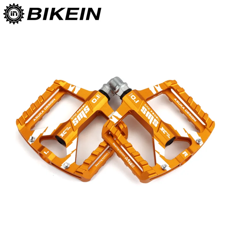 Bikein для велосипеда горный велосипед BMX педали 1 DU + подшипник 6 цветов