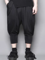 mens sports pants summer new pure color hip hop neutral 8 inch breeches youth fashion casual pants