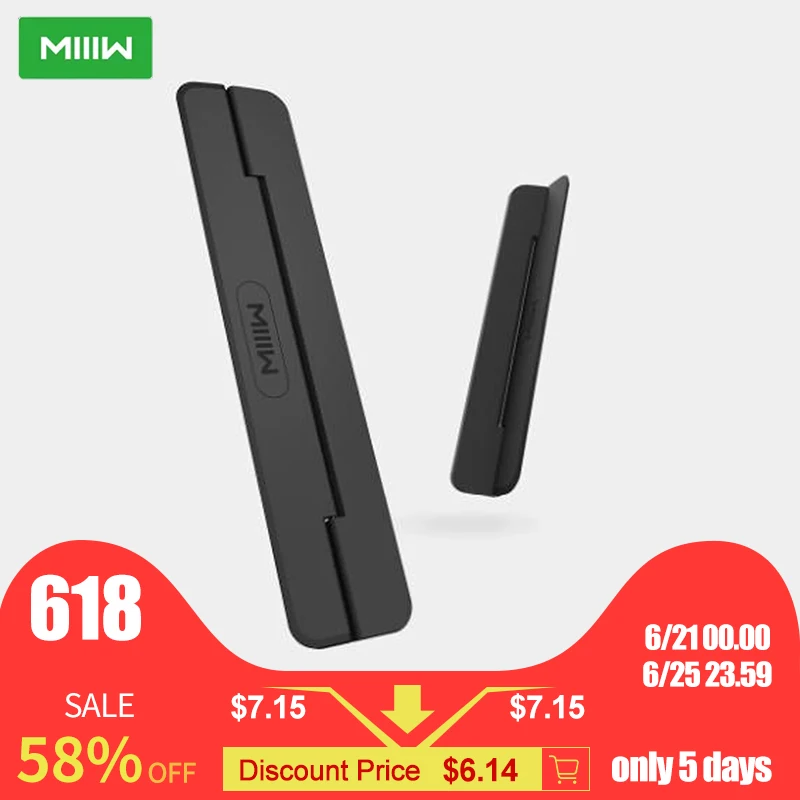 

Xiaomi MIIIW Laptop Stand Holder Mount Portable Mini Folding Laptop Lapdesk Office Ergonomic Notebook Stand For 12.13inch