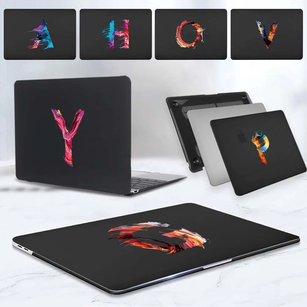 

For Macbook Air 13" A2337 (M1)/Air 11" A1370 A1465/Air 13" A1369 A1466/Air 13" A1932 2179 Dust-proof Matte Black Laptop Case