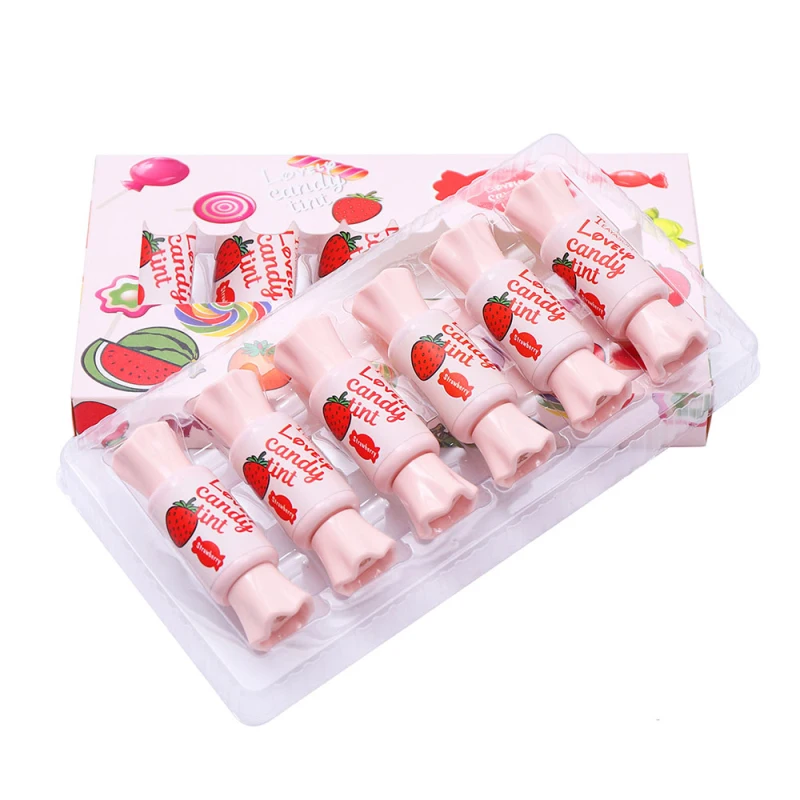 Креативный яркий Увлажняющий блеск для губ водостойкий тинт стойкая жидкая