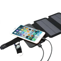 outdoor 5v 2 1a 20w power folding portable solar cell charger usb output device solar panel for mobile phone charging