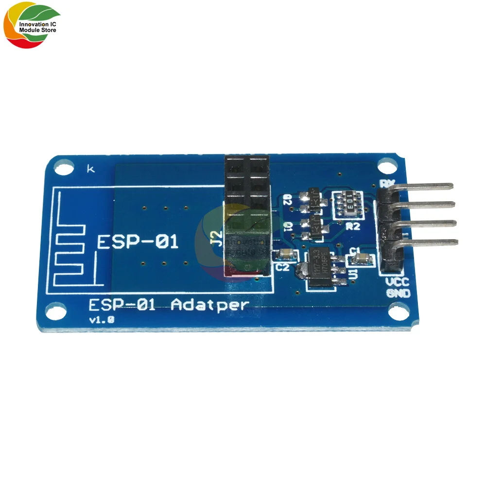 ESP8266 Φ модуль беспроводного адаптера с Wi-Fi 3 В 5 в Esp01 адаптер для коммутационной