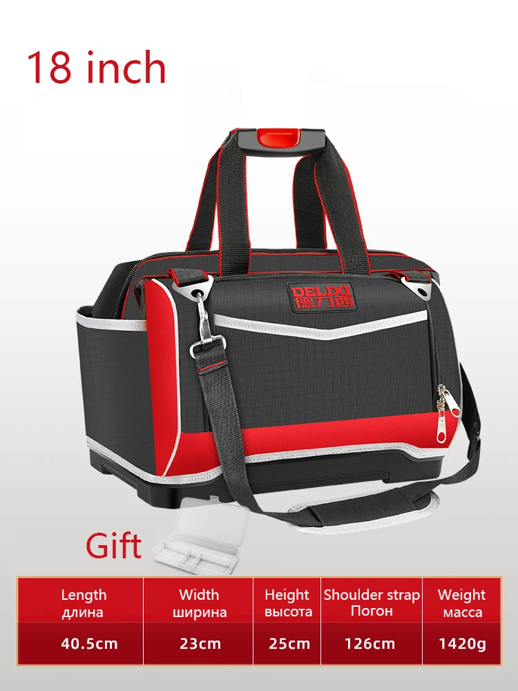 

Многофункциональные водонепроницаемые сумки для инструментов, сумки для инструментов большой вместимости из ткани «Оксфорд», сумки для электриков