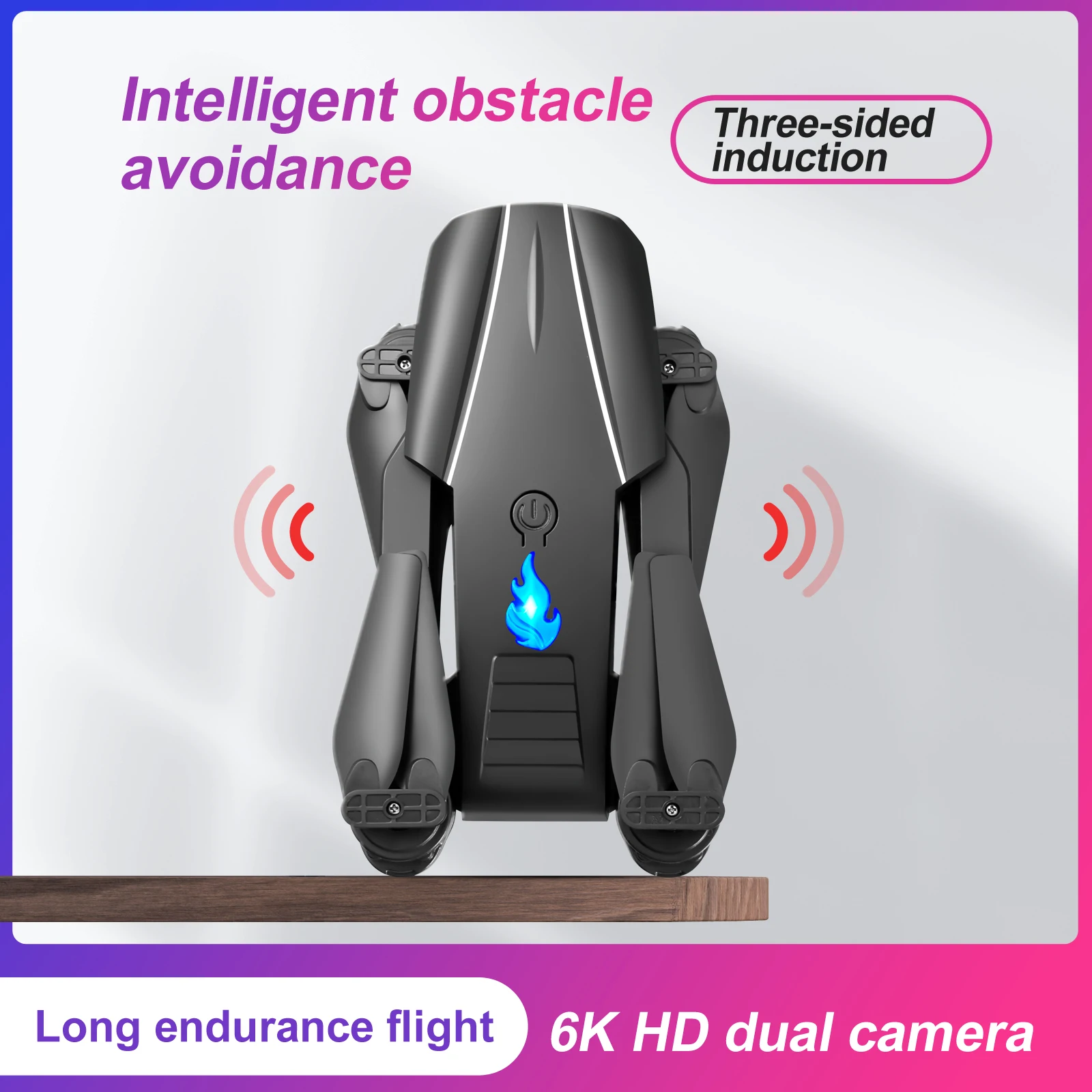 Квадрокоптер S85 Pro 4K HD с двойной камерой Wi-Fi FPV |