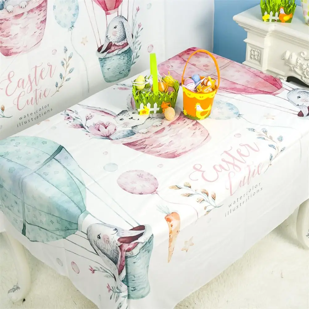 Новая скатерть с принтом яиц фланелевая Высококачественная мягкая для украшения