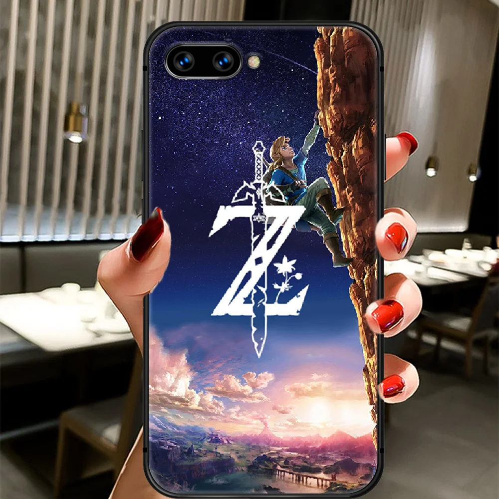 

Legend of Zelda Breath Phone Case Cover Hull For HUAWEI Honor 8 8c 8a 8x 9 9a 9x V10 MATE 10 20 I Lite Pro black Funda Fashion