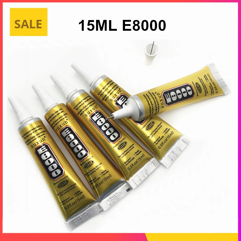 Клей E8000 прозрачный для сенсорного экрана суперклей ремонта ювелирных изделий