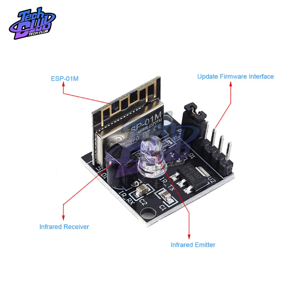 Инфракрасная приемная передача ESP8285 модуль переключателя дистанционного