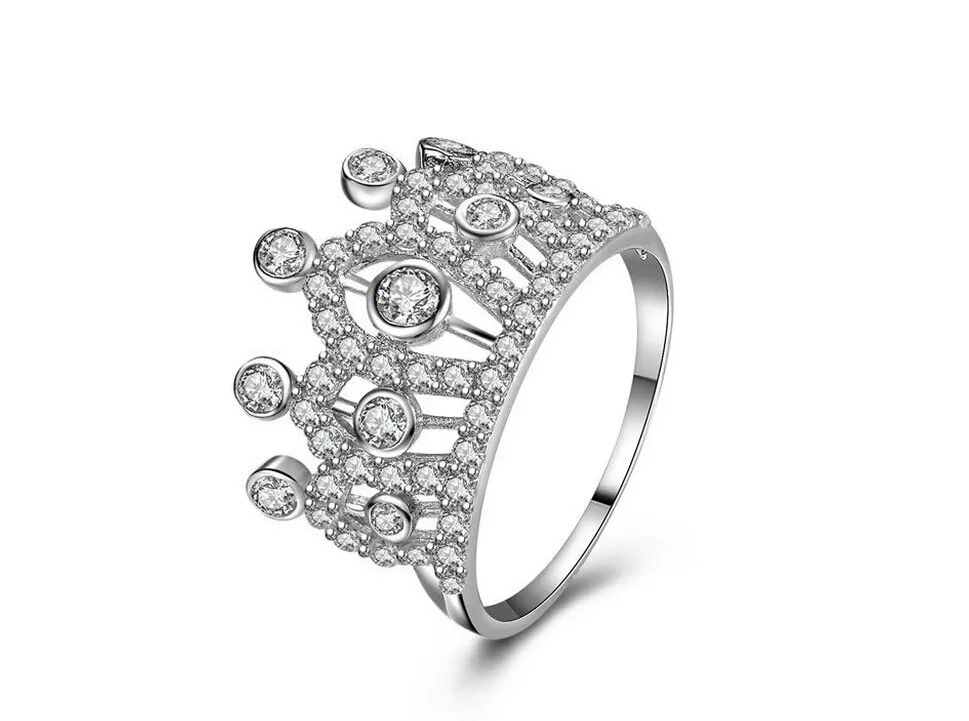 Индивидуальный дизайн Женское кольцо из стерлингового серебра 925 пробы модное с