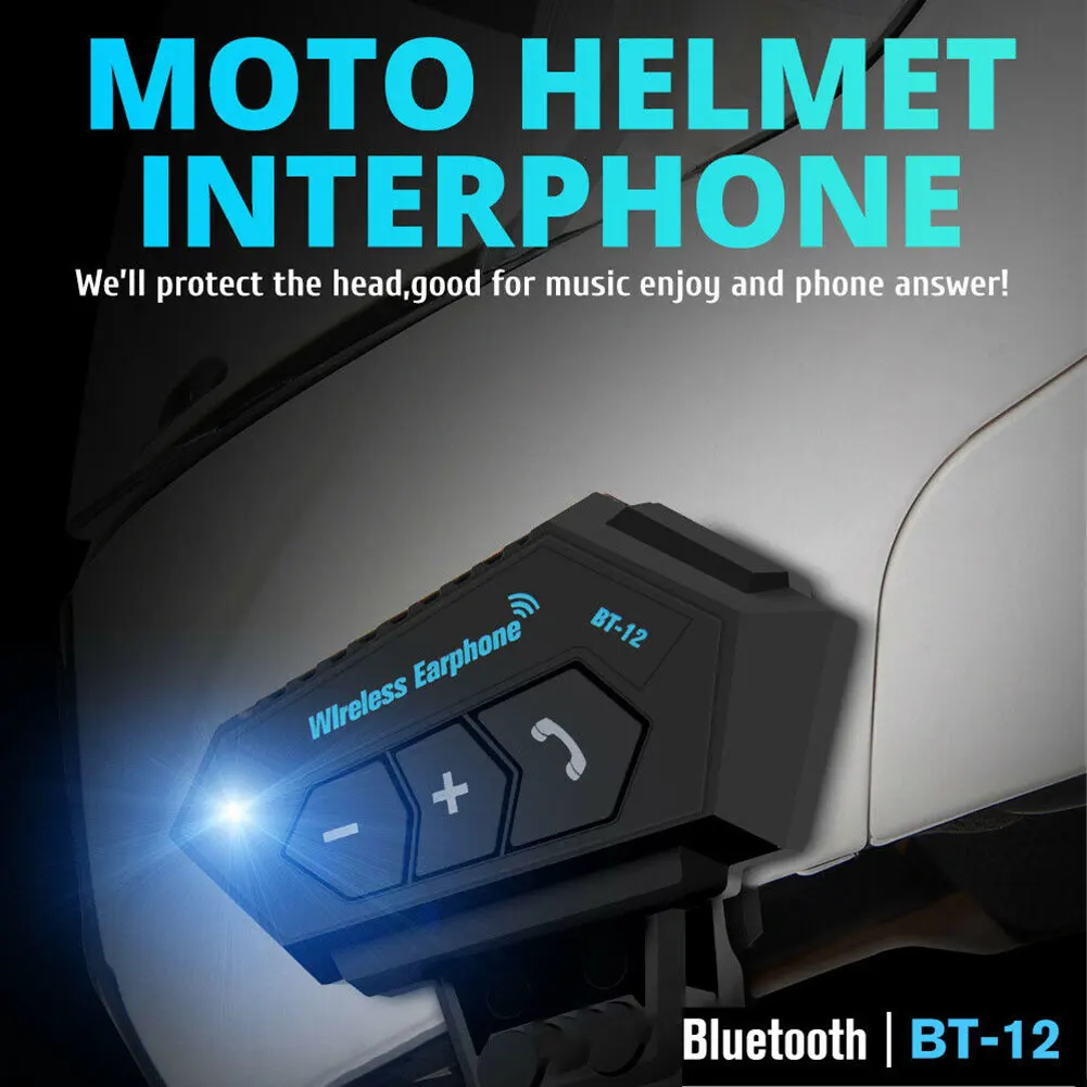 

Motorcycle Helmet Headset Multifunctional Comfortable Wireless Bluetooth Headphone Built-in Speaker Hands-free Calling Earphone