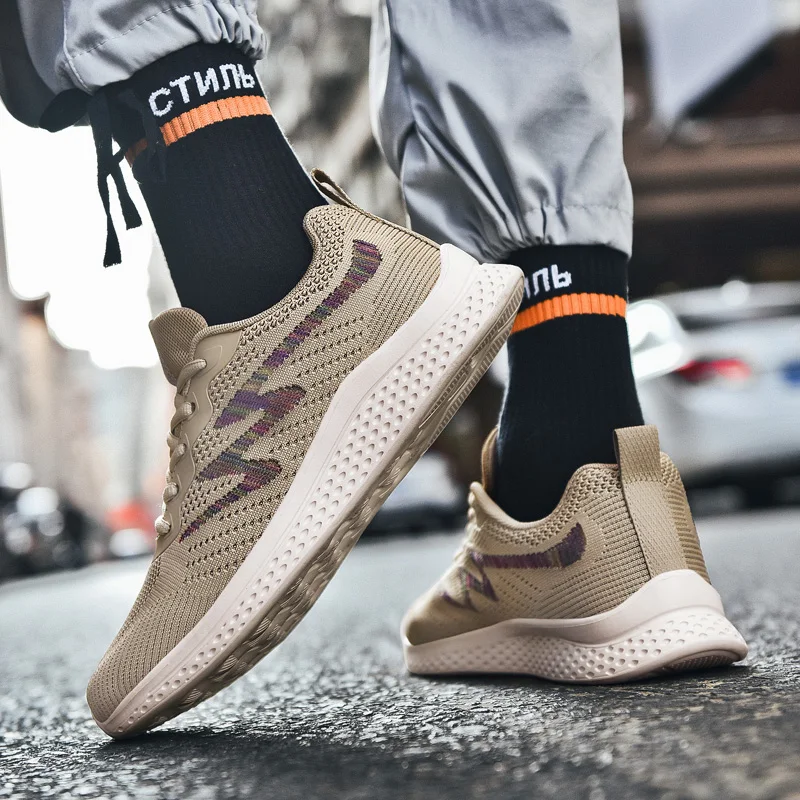 

Кроссовки-носки мужские легкие, теннисная обувь, массажная подошва, повседневные