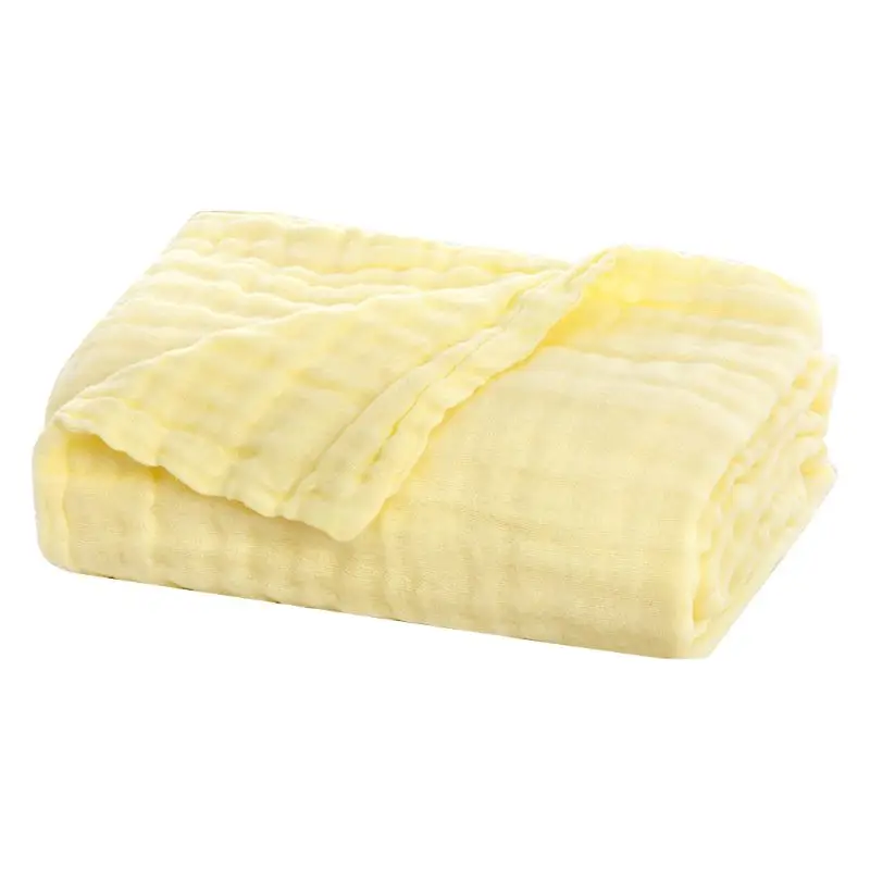 

Soft Breathable 6 Layers Gauze Baby Receiving Blanket Muslin Swaddle Wrap Newborn Infant Bath Towel Warm Sleeping Bed Cover 40JC