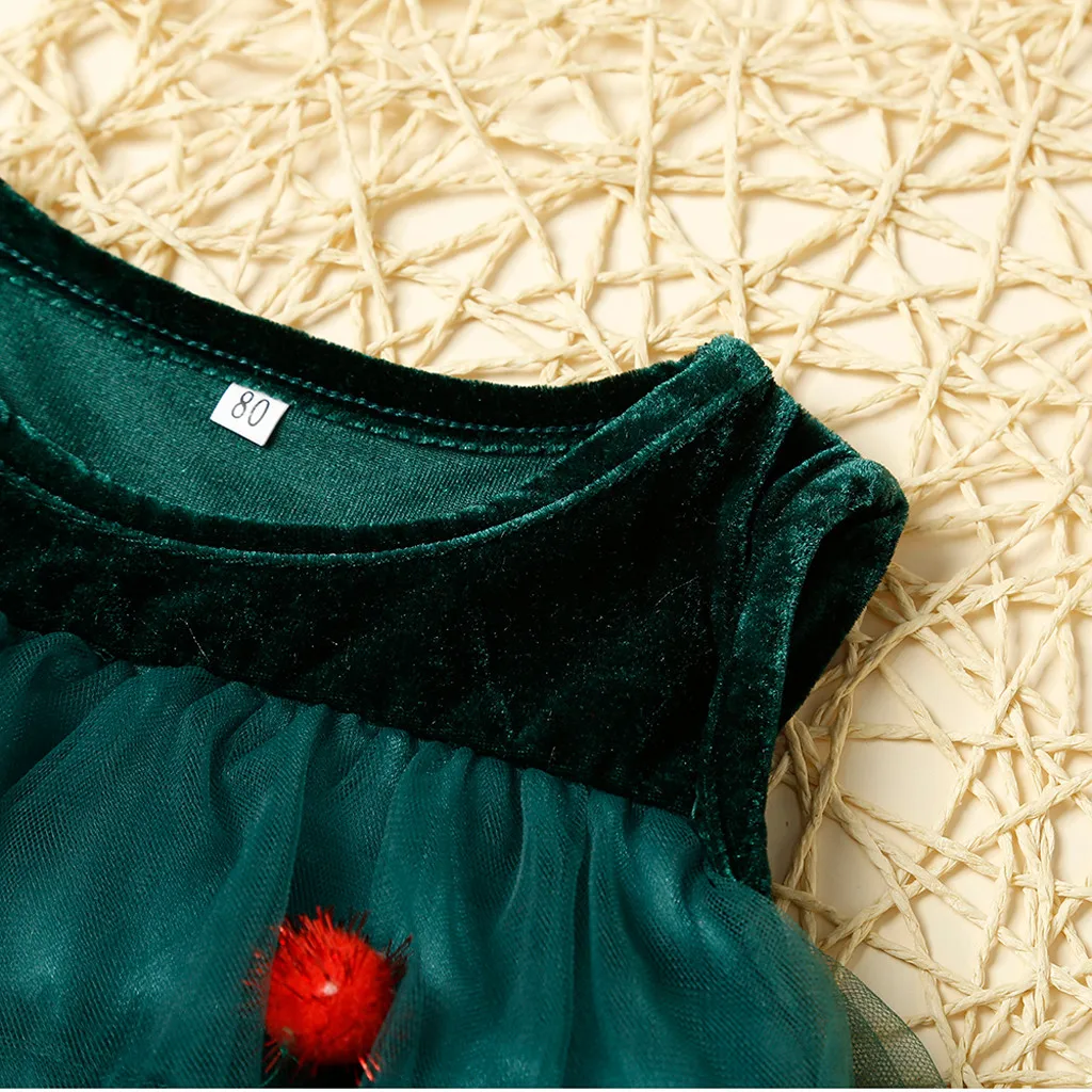 Взрывобезопасное платье для девочек зеленая сетчатая пряжа золотой бархат без