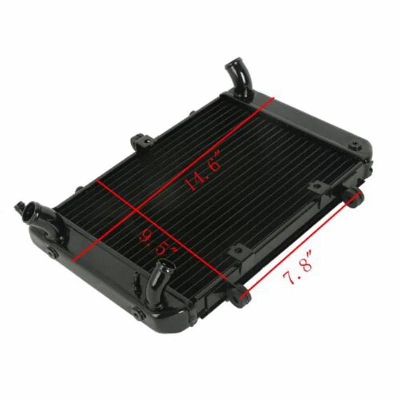 Черный радиатор для мотоцикла SUZUKI GSR 400 600 GSR600 GSR400 2004-2010 05 06 07 08 09 алюминий |