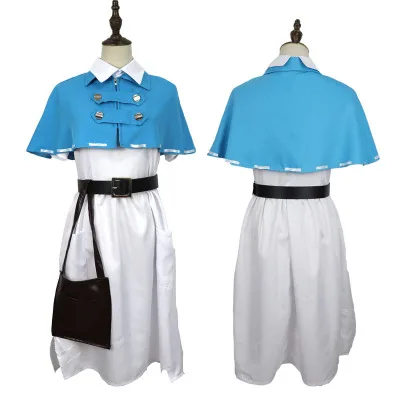 Игра идентичность V Эмили глянца врачей шаль для косплея платье Doctor игровой