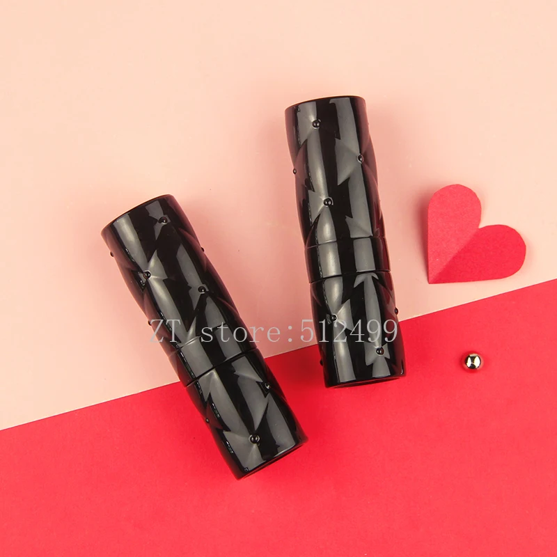 

10/30/50pcs Black Diamond Empty Cosmetics Lipstick Tube 12.1mm Lip Balm Container Lipstick Shell Packaging Makeup Refillable
