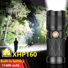 Super XHP160 Самый мощный светодиодный фонарик XHP90 P70 Мощный тактический фонарик USB перезаряжаемый водонепроницаемый фонарик фонарь