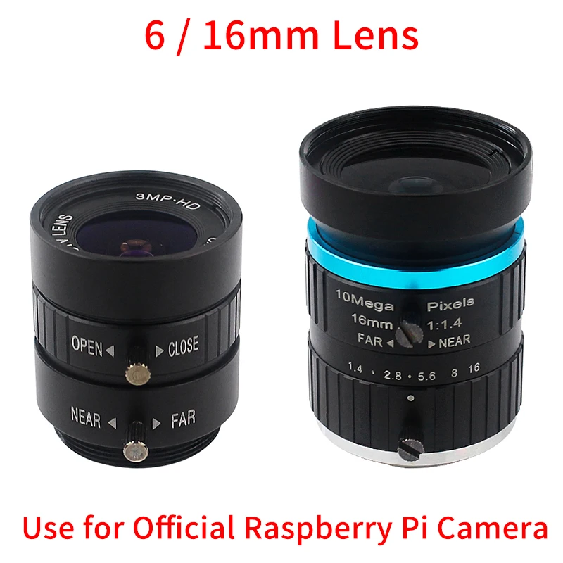 Raspberry Pi 4 HQ модуль камеры ночного видения 12 3 мегапикселя Sony IMX477 датчик 6 мм CS 16 C mount