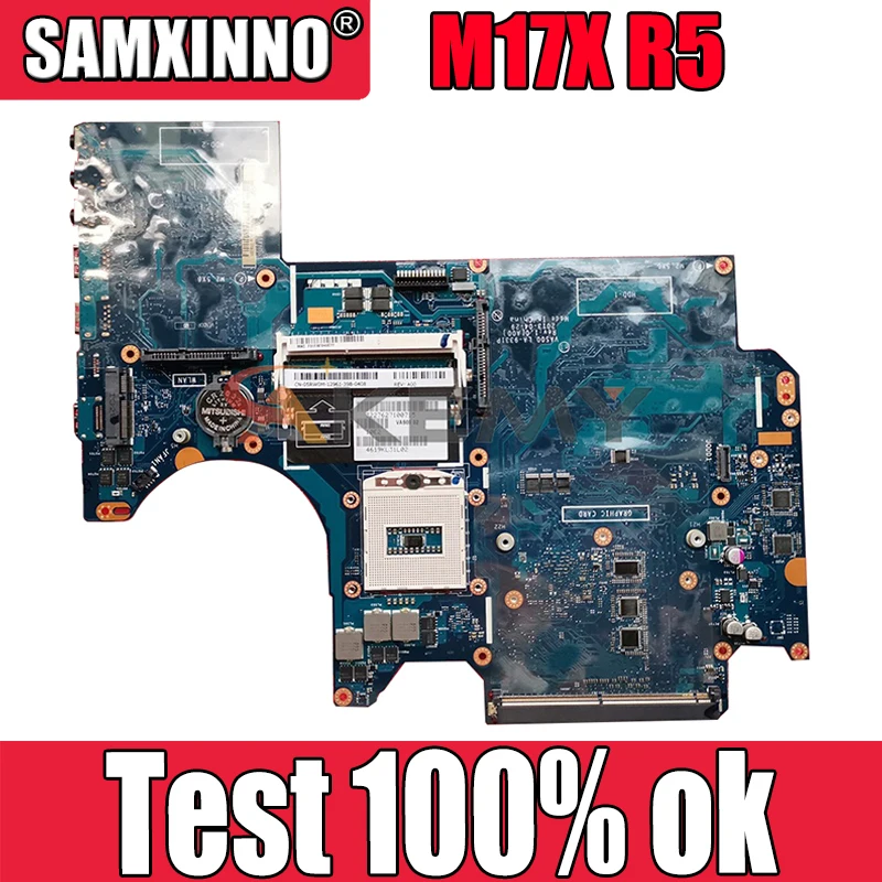 

Akemy P18E Motherboard For DELL Alienware M17X R5 Mainboard VAS00 LA-9331P CN-02XJJ7 2XJJ7 Brand NEW 100%TESTED