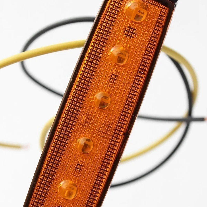 10X 12V 6LED Боковые указатели поворота габаритные огни лампы Грузовик прицепа
