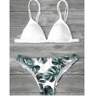 Летняя пляжная одежда, сексуальные бикини 2021, женское модное микро бикини с цветочным принтом, комплект бикини из 2 предметов, женский купальник