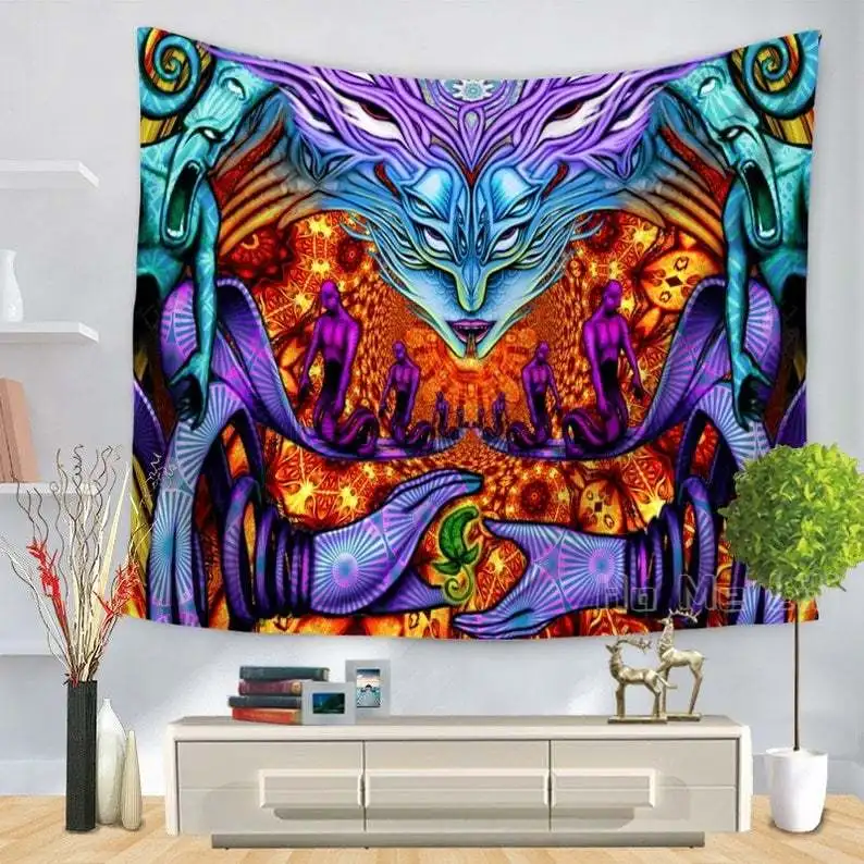 

Psychedelic Tapestry Hippie Wall Art Decor