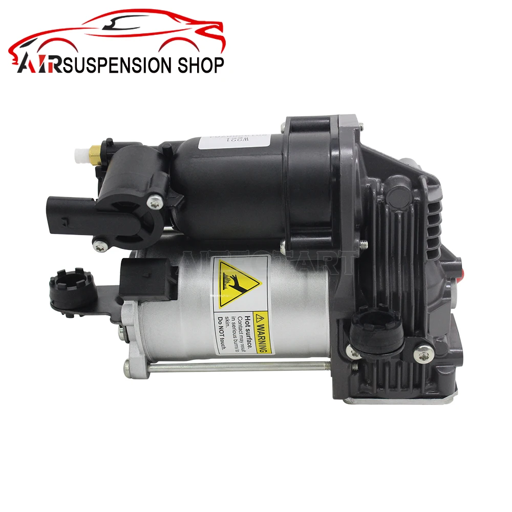 

For Mercedes Benz W221 2007-2013 Air Suspension Shock Compressor With Bracket Bushing Air Ride Pump 2213200704 2213201604