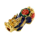 Амулет на удачу с китайскими бусинами Pixiu, меняющими цвет при температуре настроения, для изготовления ювелирных изделий