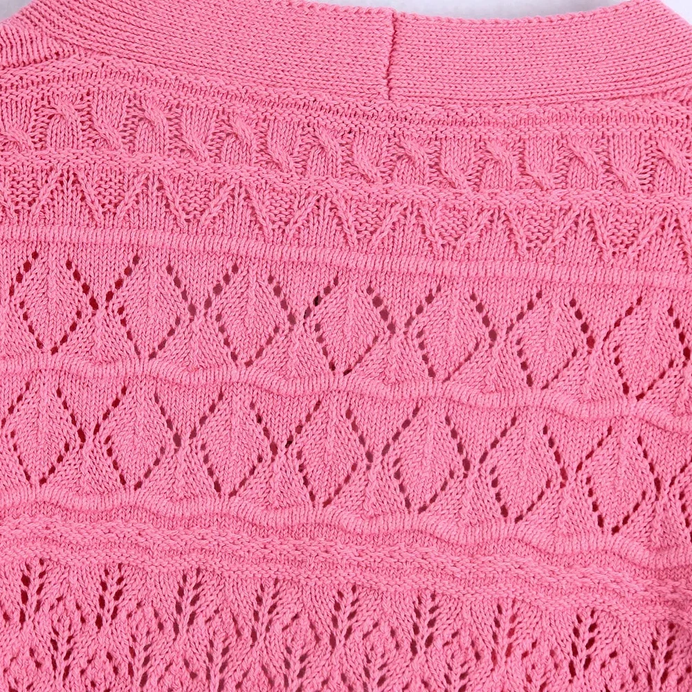

GypsyLady Boho Kintted Sweater Cardigan Pink Autumn Holiday Y2K Chic Women Cardigan Sweater Outwear Female Sweater Knitwear 2021