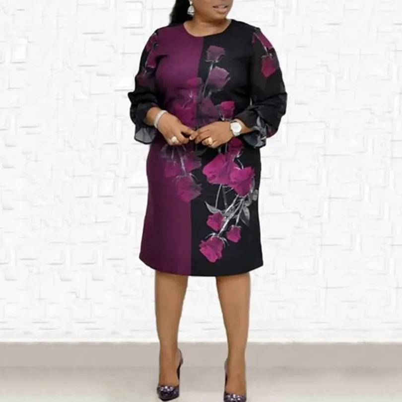 Женское винтажвечерние вечернее платье Длинные офисные платья составного кроя