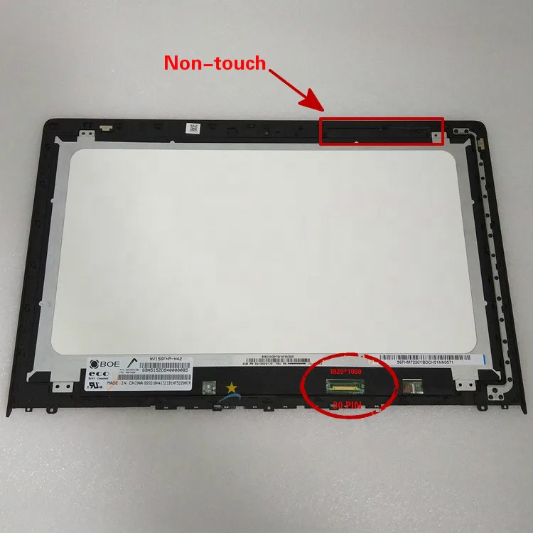 y700 15 original new full lenovo ideapad y700 15 uhdfhd 15 6 lcd led touch screen digitizer assembly bezel free global shipping