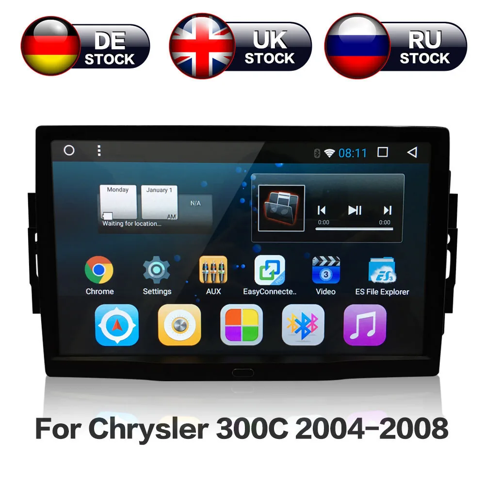 Автомагнитола 9 '' 8 ядер Android стерео GPS навигация радио для Jeep Grand Cherokee Patriot Dodge