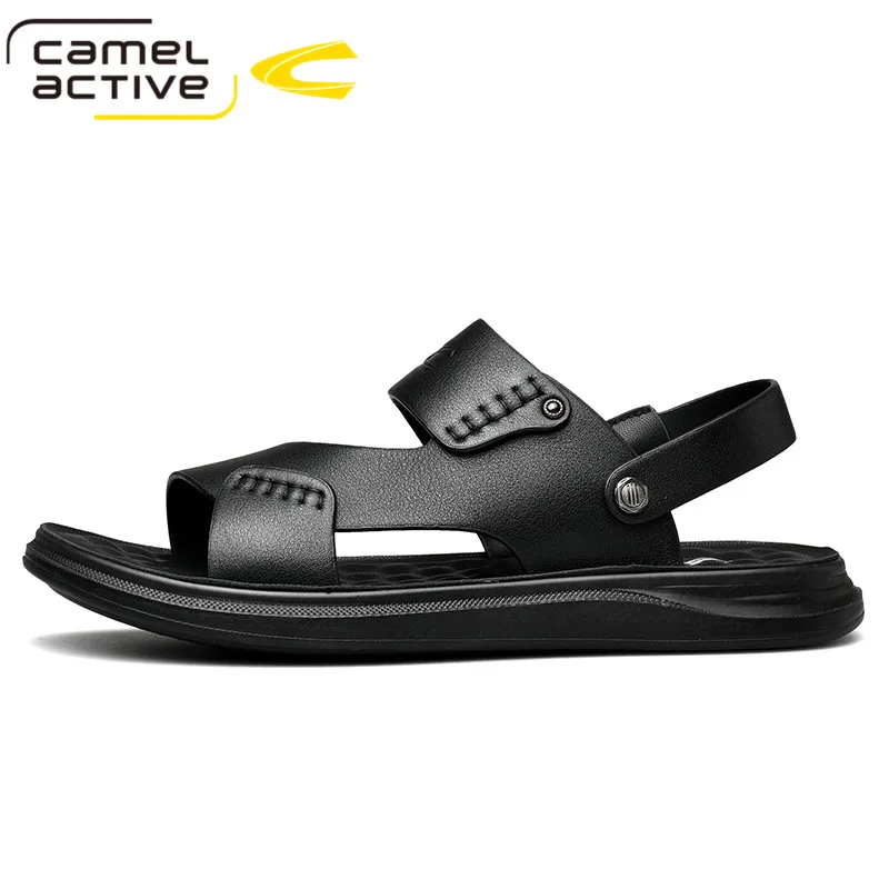Мужские сандалии Camel Active из натуральной кожи летняя обувь Пляжная повседневная