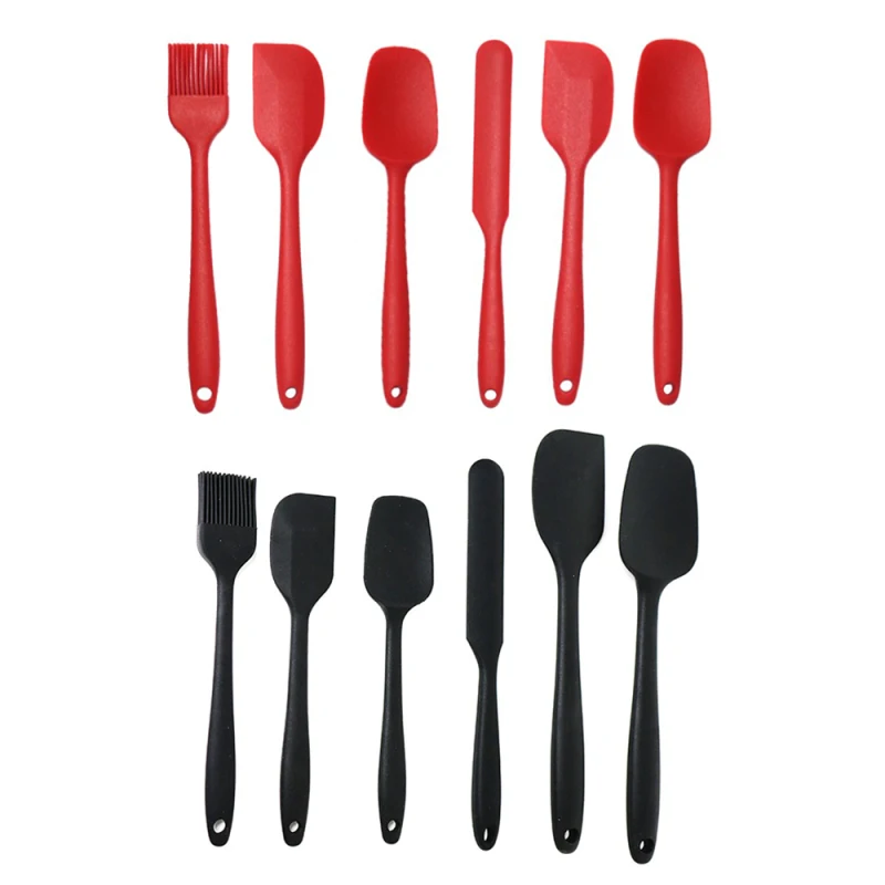 

6pcs Cooking Tools Set Non-stick Cooking Spoon Spatula Ladle Egg Beaters Silicone Heat-Resistant Cream Scraper Kitchen Tools