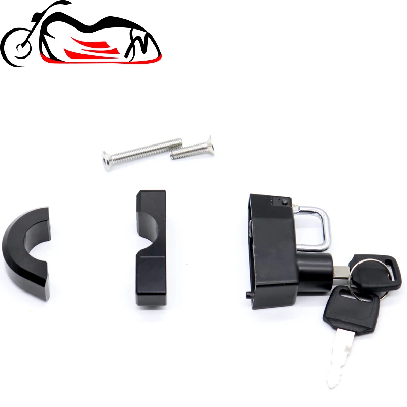 

Motorcycle 25mm Handlebars Helmet Lock For HARLEY-DAVIDSON XL 883 1200 Car Accessories