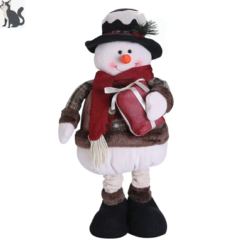 

Retractable Santa Snowman Elk Doll Window Decoration Scene Gift Monster High