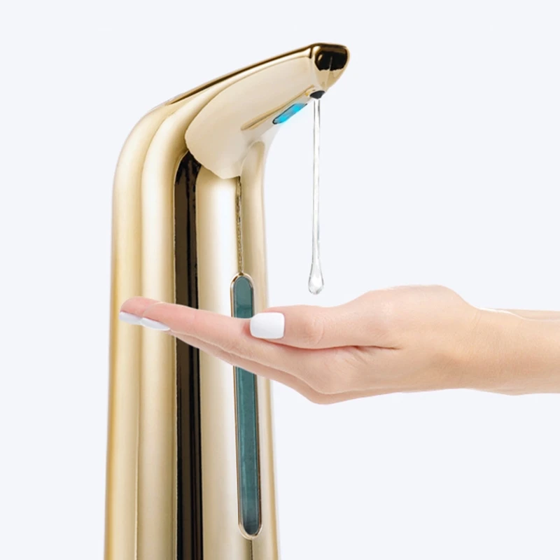 

400ML Automatic Soap Dispenser Infrared Touchless Liquid Smart Sensor Hands Free Sanitizer Induction Shampoo