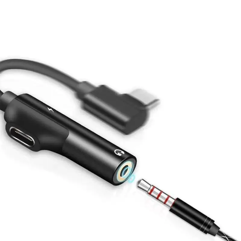 Разъем адаптер USB Type C с разъемом папа на 3 5 мм для наушников Мама + мама типа Xiaomi Mi 9