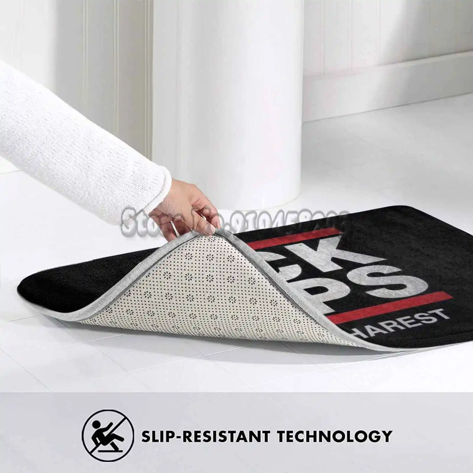 Румыния Fck Cps и мой город Бухарест напольный коврик Декор Дверные Коврики для