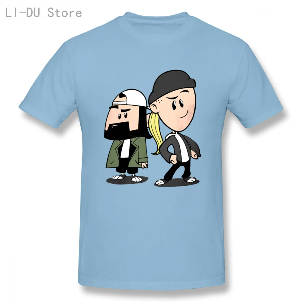 Забавная футболка Jay And Silent Bob хлопковая премиум-класса Мужская всех размеров с