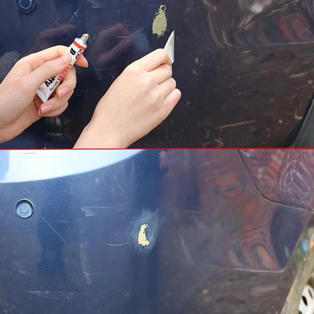 

15g 1Set Car Body Putty Zero Filler Paint Pen Assistant Smooth Repair Tool Universal Body Car Paint Putty For Car Bodies Putty