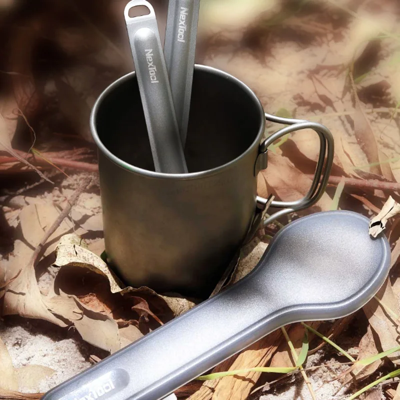 Xiaomi Mijia NexTool Титановая Ложка Spork походная посуда для кемпинга кухонная посуда легкая посуда для кемпинга для пикника