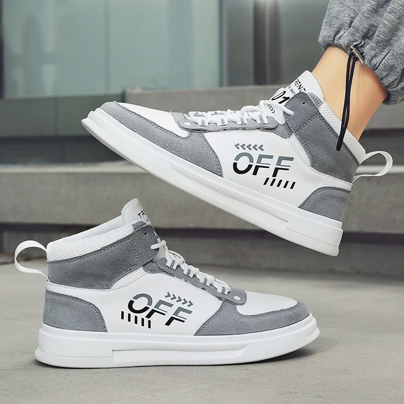 Skateboarding Shoes Men Outdoor Sports and Leisure Footwear Male Hard-wearing Zapatillas White Autumn 2021 New Mens Sneakers